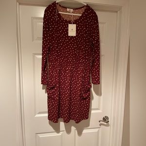 Betsey’s Boutique Maroon Dress Size XL. NWT